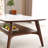 Ash wood rock plate coffee table