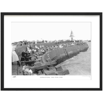 Gorleston, The Pier 1908 by Francis Frith - Single Picture Frame Print