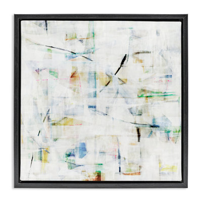 Layered Vibrant Complexity Floating Frame, design by Hannah Dawson