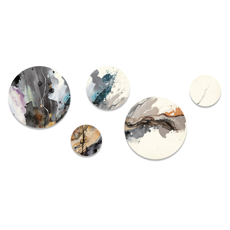 Abstract Wall Decor on Metal