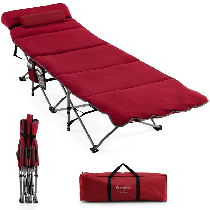Lit de camping pliant rétractable