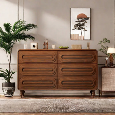 Commode d'appoint nordique de style rétro
