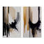 «Black, White and Gold Expression IV», 2 pièces sur toile-933279746-933279751