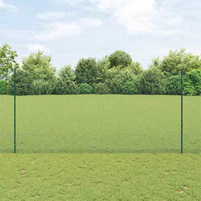 Vidaxl Fence With Posts Steel
