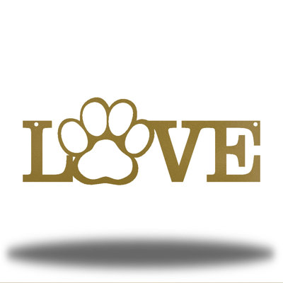 Décoration murale «Love Paw»