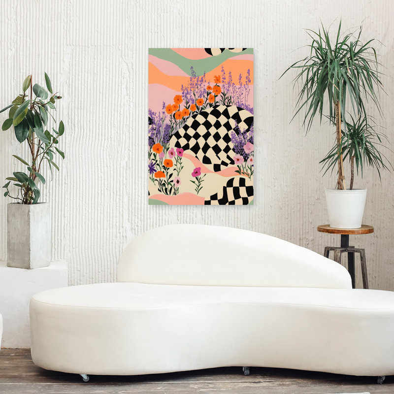 Art contemporain contemporain abstrait, H 36 po x l 24 po