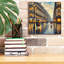 «Rainy Day In Paris» par Rey Klimt, art mural sur toile-856885207