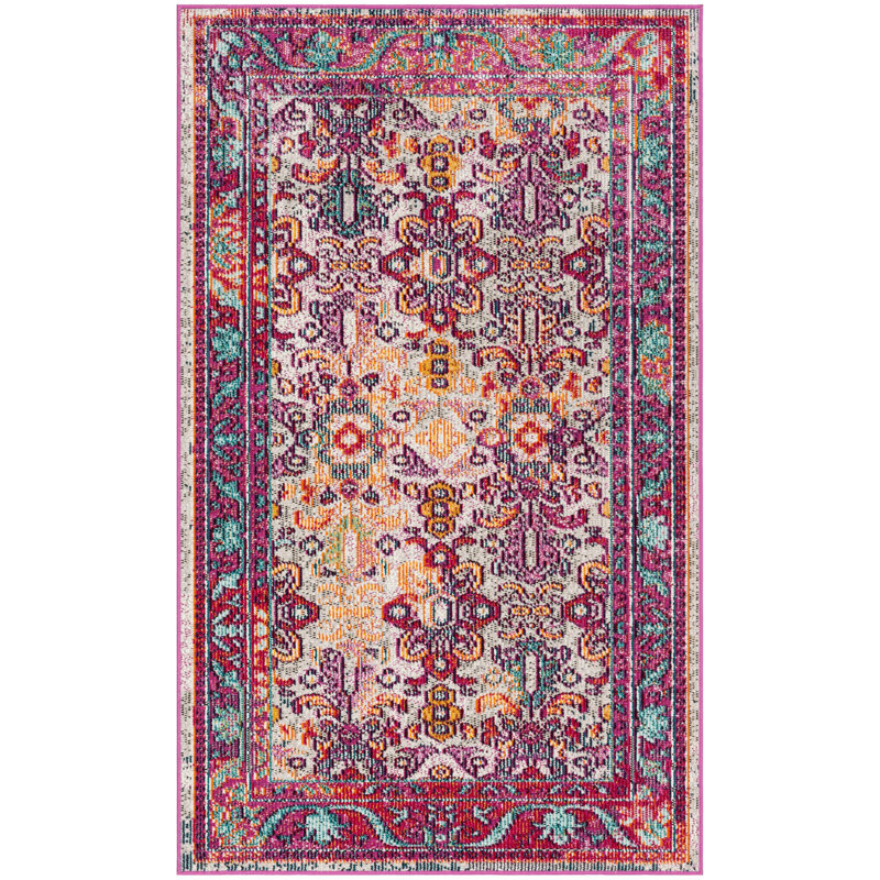 Sanroman Performance Oriental Rug, Rectangle 3' x 5'