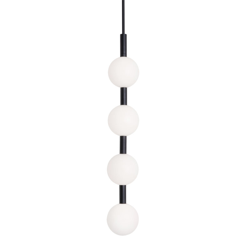 Suspension DEL - 42 po - Noir, H 42 po, Noir