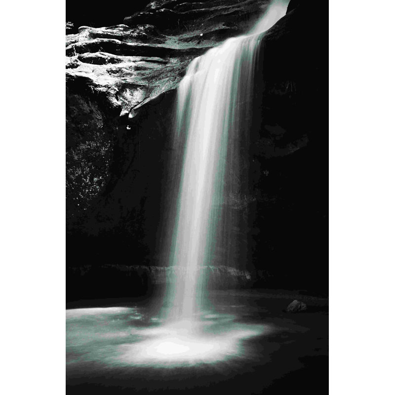 Waterfalls 3 - Photographie sur toile tendue, H 12 po x l 8 po