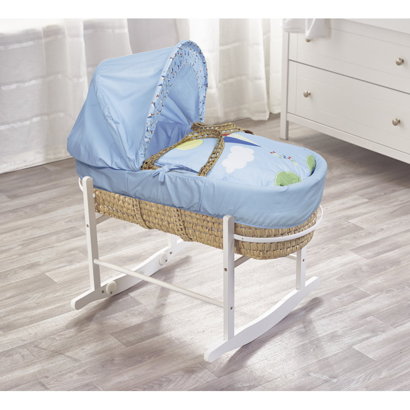 Moses Basket with Bedding with Mattress