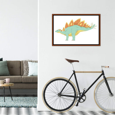 Stegosaurus, dessin au crayon avec couleur numérique par Alice Turner - impression d'art graphique
