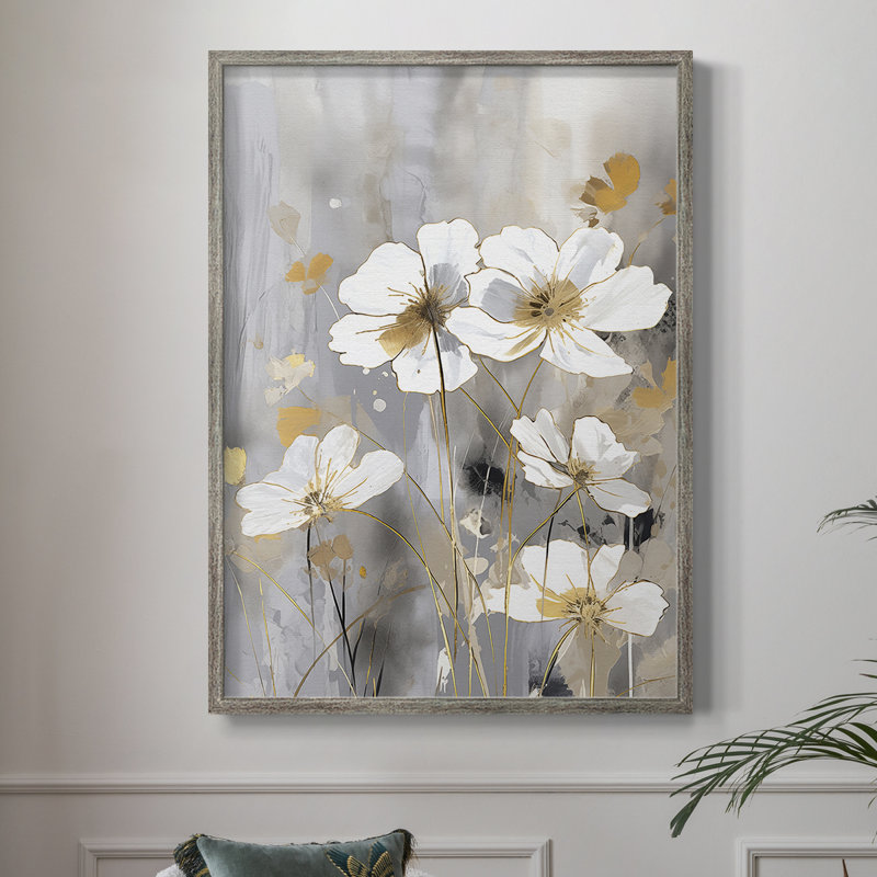 Reproduction encadrée FLORAL Series CD XXII - bois massif, H 11 po x l 9 po