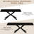 55.11-70.8 Inch Extendable( With Rotating Extension Leaves) Rectangle Dining Table For 6-8 People-1203677245