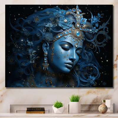 «Hinduism Chandras Soma Celestial God of the Moon», reproduction sur toile