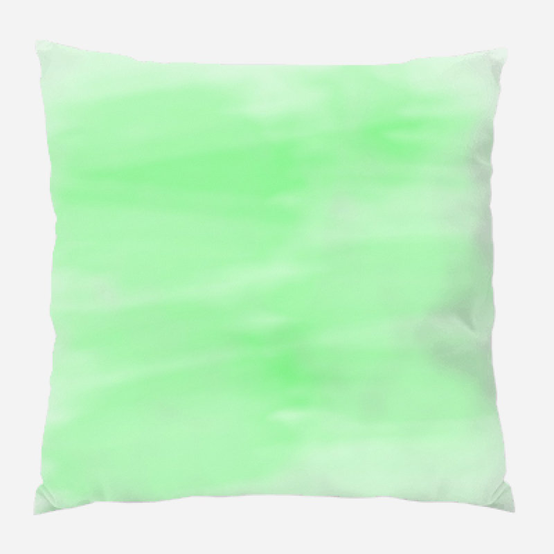 Housse et insert de coussin carré aquarelle, Microsuède, Intérieur