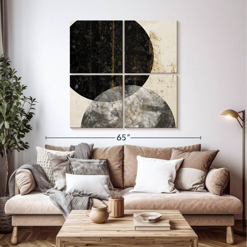 Avery Crisscross I, 45" H x 45" W