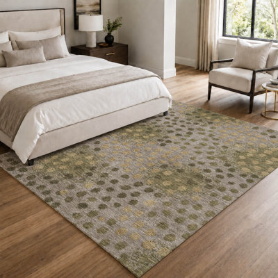 Tapis géométrique intérieur / extérieur lavable à la machine Chantille ACN2965