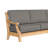Khari Sonoma 3-Person Teak Outdoor Sofa-662436717