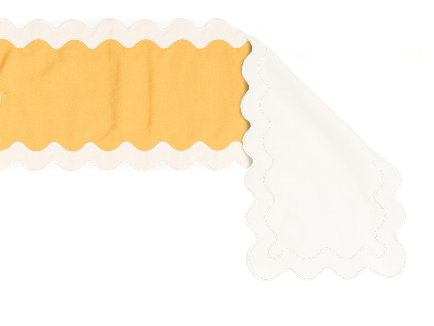 Reversible Rectangle Table Runner, Mimosa