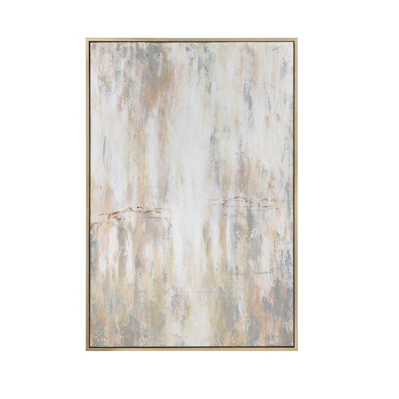 Solace Abstract Framed Canvas Wall Art