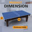 Plateau de table de tennis de table pliable et portatif de taille moyenne 8 pieds bleu pour jeux d'intérieur-121198722-121198723