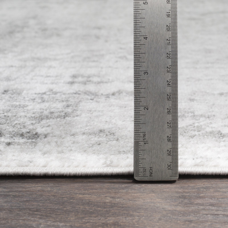 Fitz Oriental Area Rug, Rectangle 7'10" x 10'3", Charcoal