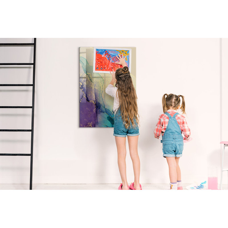 Magnetic Glass Photo Memo Board