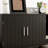 Cat Litter Box Enclosure Cat House End Table with Scratcher, Black