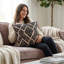 Floral Fantasy Damask Cotton Blend Outdoor Reversible Throw Pillow-1517848105-1517848108