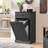 Tilted Laundry Basket Cabinet