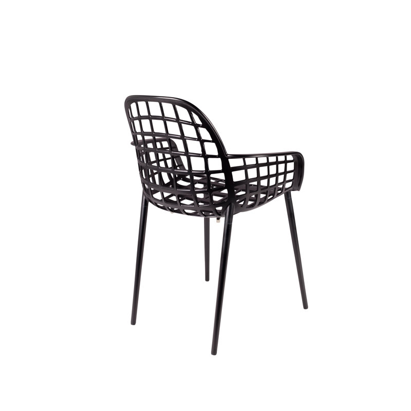 Albert Kuip Outdoor Lounge Chair, Black