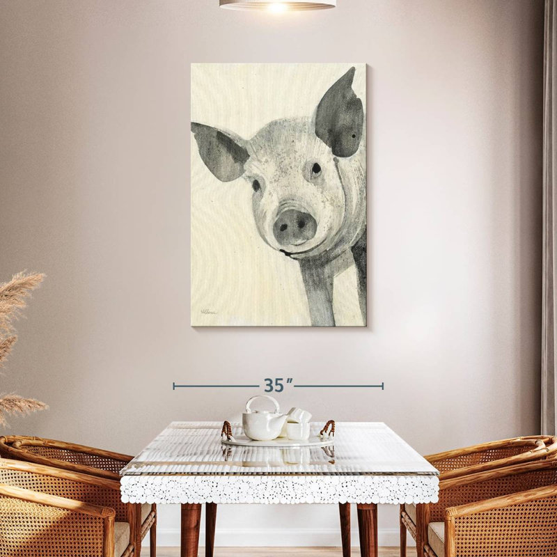 Brampt Oink, 45" H x 30" W