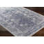 Tapis bleu à motif géométrique Longlier-145862319
