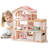 Large Wooden Dollhouse, Doll Villa With Furniture, With Elevator, Garage, Pavilion, And Swimming Pool, Gift For Children Aged 3, 4, 5, 6 And Up-105311048