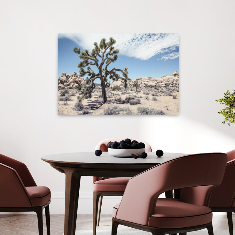 Art contemporain, paysage serein, tranquille, paysage abstrait, H 24 po x l 36 po