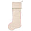 Heidi Embroidered Stocking - White/Red/Turquoise