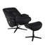 Fauteuil d'appoint pivotant avec repose-pieds Motion