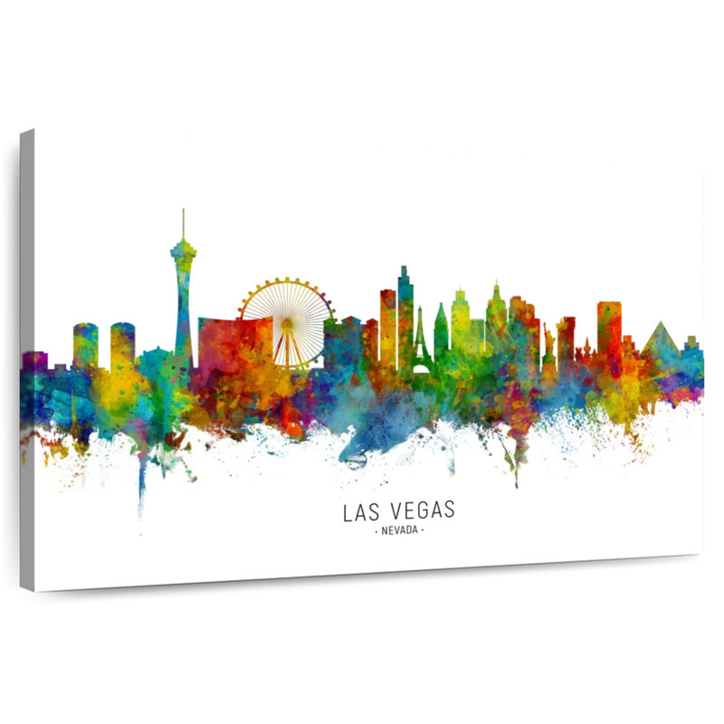 Skyline Sirec Las Vegas Nevada I, H 34 po x l 51 po