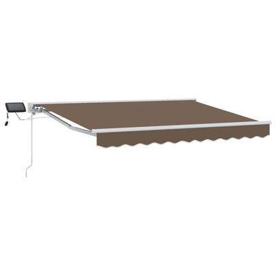 VidaXL Polyester Cover Retractable Patio Awning