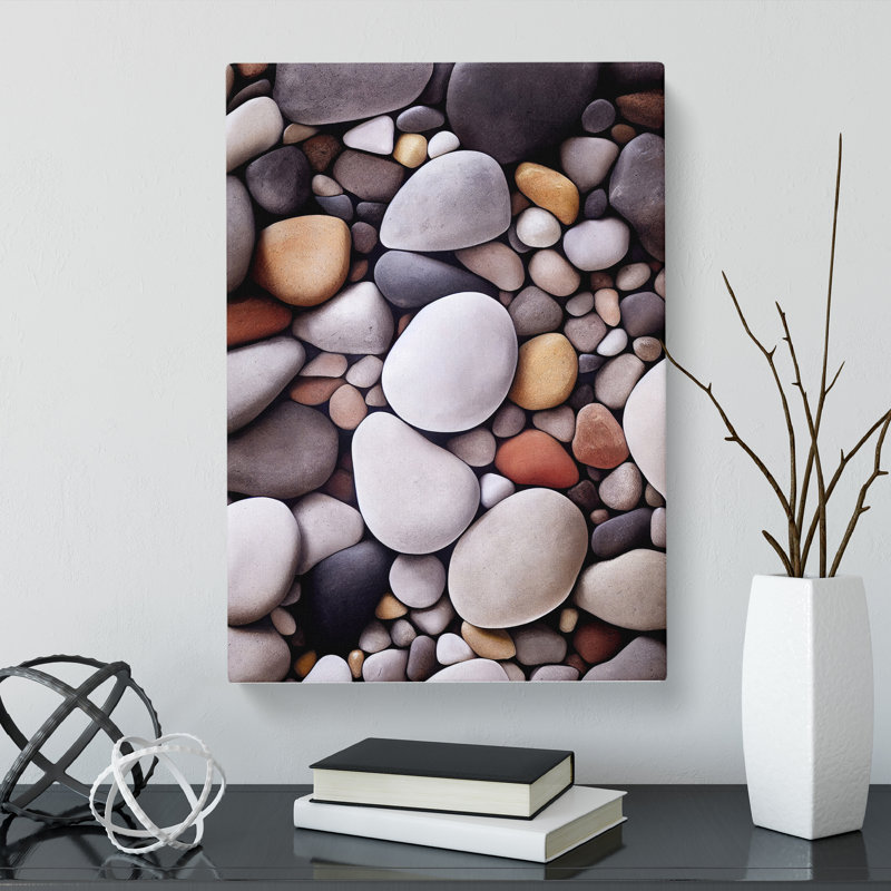 CAN-V0523-1792X Pebbles Vol.4 - Wrapped Canvas Print, 50cm H x 35cm W