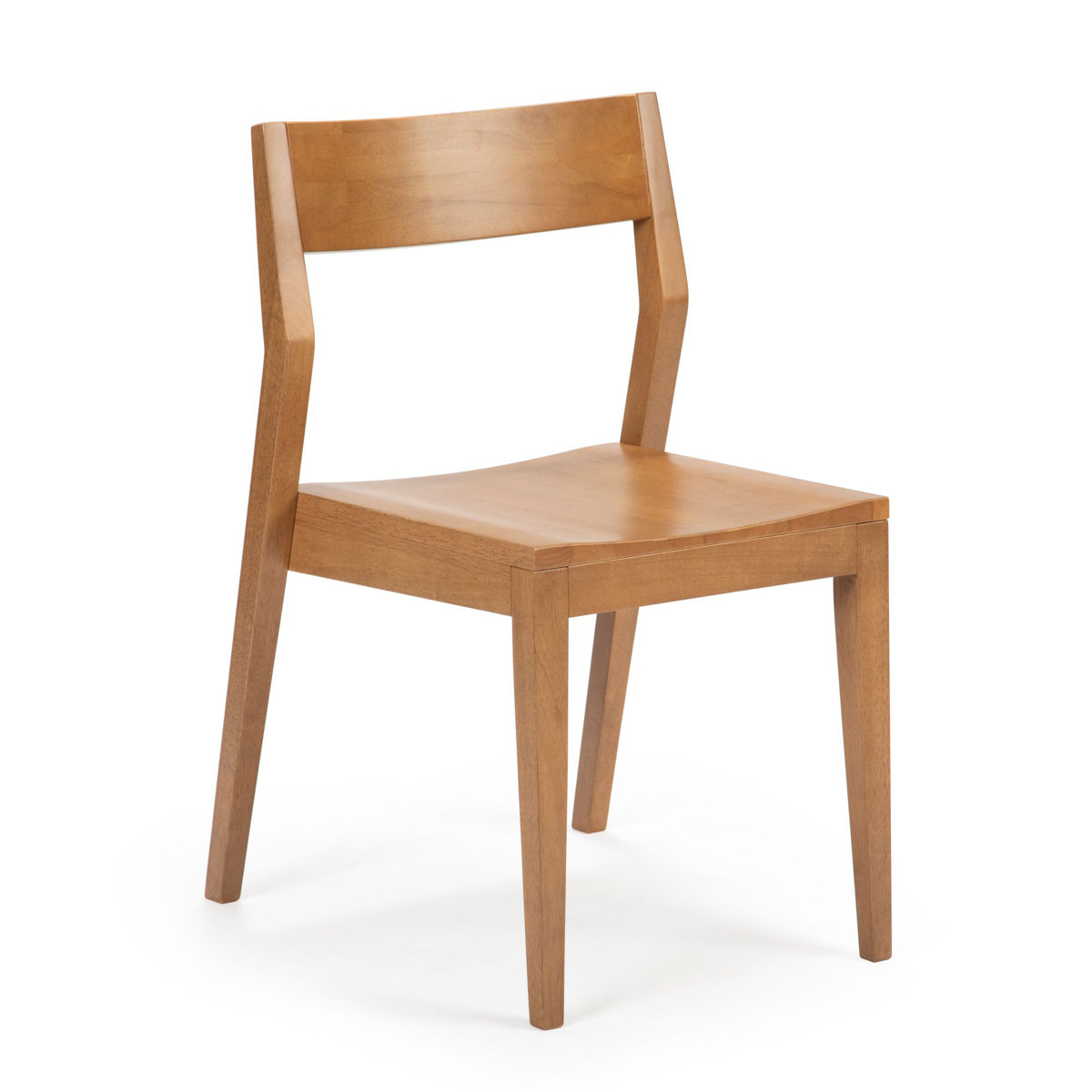 Linzy Solid Wood Modern Side Chair (Set of 4)