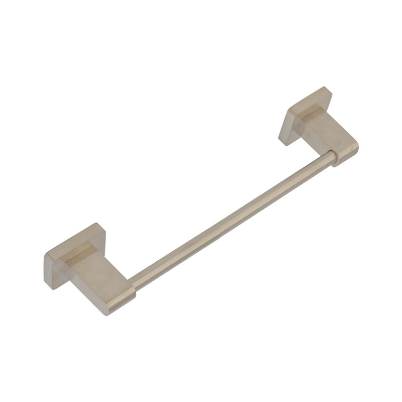 Eleganza Wall Mounted Towel Bar, Brushed Nickel