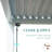 Aluminum Pergola White Gazebo with Louvered Roof-91439014