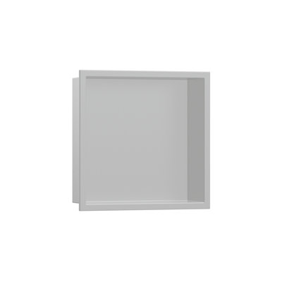 Niche murale originale avec cadre 12 po x 12 po x 5,5 po hansgrohe XtraStoris