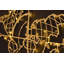 Accessoire mural décoratif élégant en métal doré, 25,6 po x 37,4 po | 100% métal, épaisseur: 0,08 pouce | Conception murale facile à installer, parfaite pour le salon, la chambre à coucher et le bureau, décoration élégante et durable-916068962