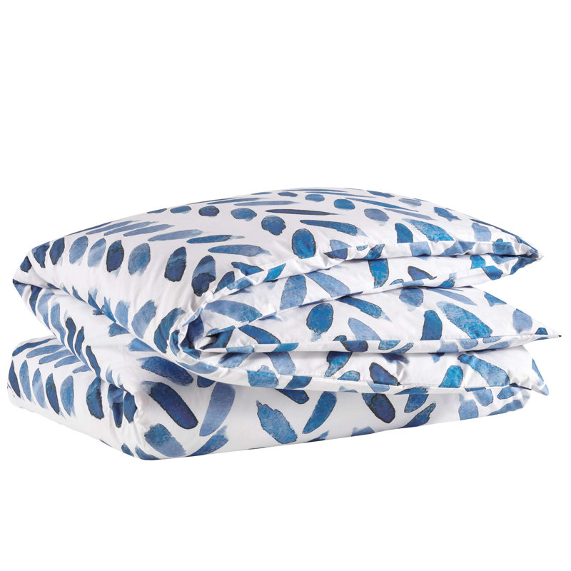 Blue Brush Duvet Cover, King
