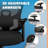 Ergonomic Office Chair - Mesh Back Home Desk Chair With Adjustable Lumbar Support, Built-In Springs Wide Seat, 3-D Big Armrests & Tilt Function (Computer Task Chair)