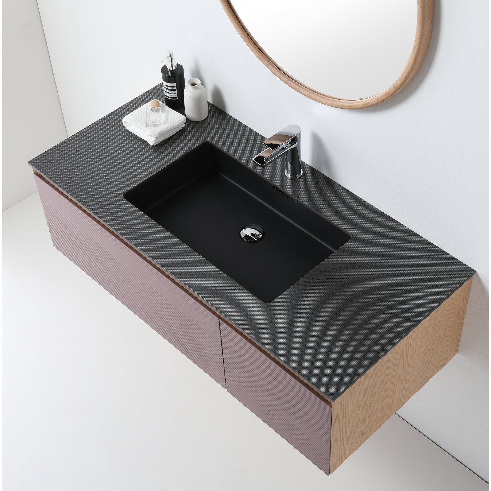 Diella 60'' Single Bathroom Vanity, Caramel