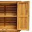 Armoire en bois d'acacia Kedzie